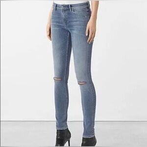 Women’s ALL SAINTS Low-Rise Skinny Fit Jean’s SIZE:26
